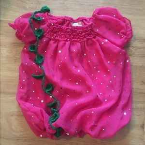 🌷Kidgets Pink Sparkly 18m Bubble Dress/Shirt🌷